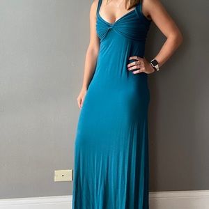 Turquoise maxi dress